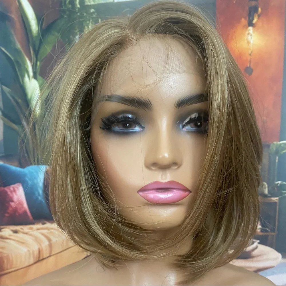 NEW Light Brown Lace Front Wig - with baby hair
